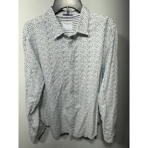 Denim & Flower Ricky Singh Floral Button Up LS Shirt Colorful Men's XL